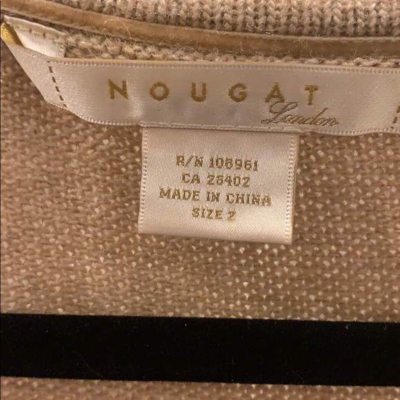 Nougat London Bow Front Cardigan - Picture 3 of 5